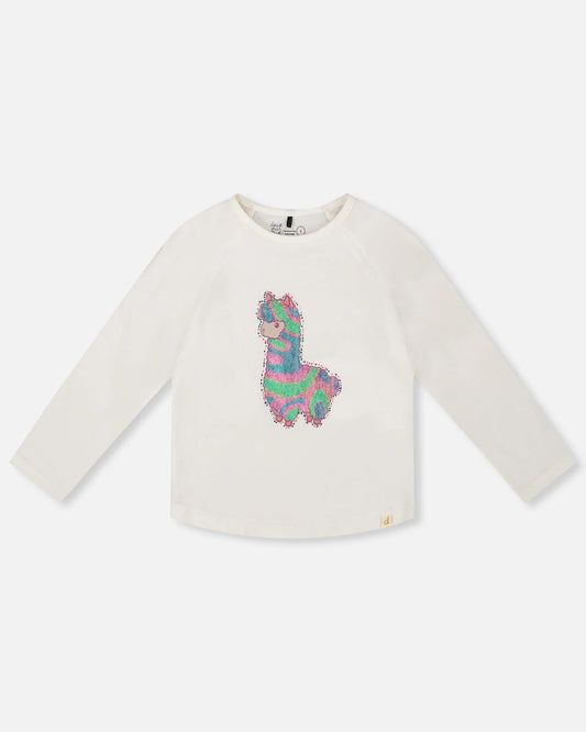 Deux Par Deux - Organic Cotton Raglan - Off White