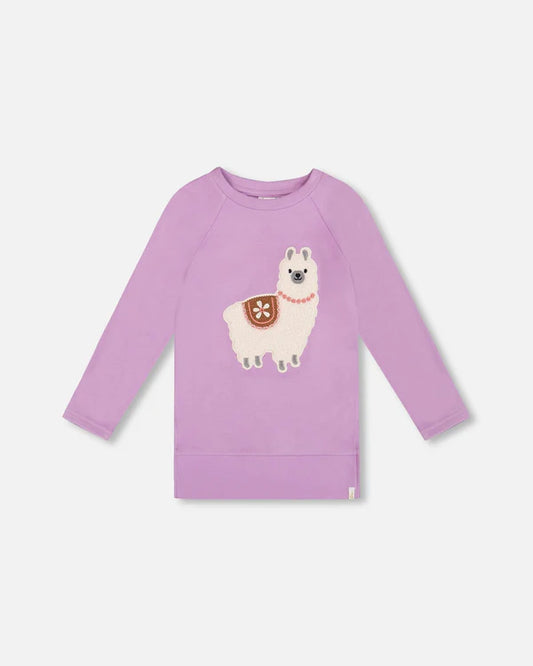 Deux par Deux - Super Soft Brushed Jersey Tunic - Purple