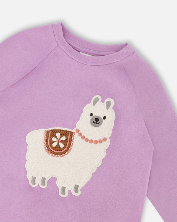 Deux par Deux - Super Soft Brushed Jersey Tunic - Purple