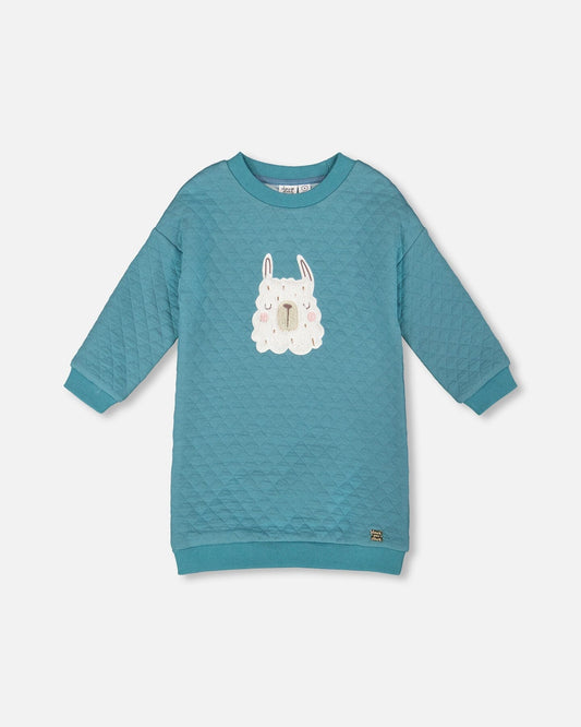 Deux Par Deux - Quilted Tunic - Turquoise