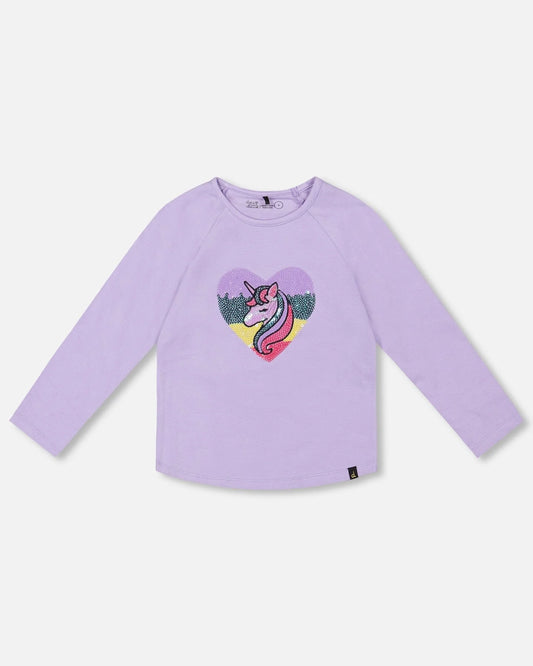 Deux Par Deux - Organic Cotton Long Sleeve - Lavender