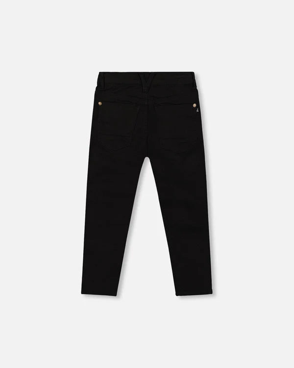 Deux par Deux - Stretch Twill Pants - Black