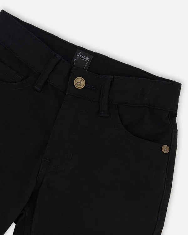 Deux par Deux - Stretch Twill Pants - Black