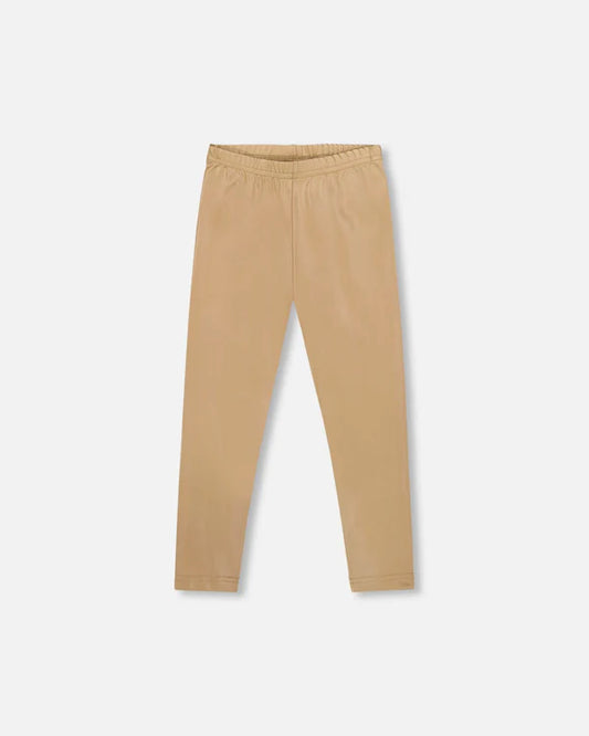 Deux Par Deux - Stretch Shiny Leggings - Gold