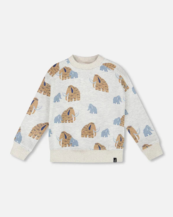 Deux Par Deux - Long Sleeve Crew Neck - Mammoths