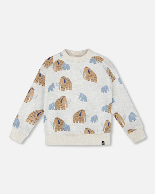 Deux Par Deux - Long Sleeve Crew Neck - Mammoths