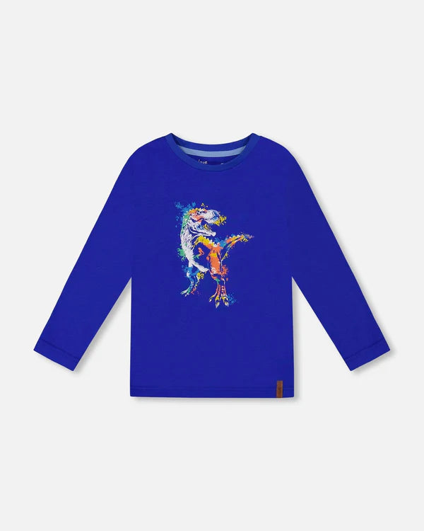 Deux Par Deux - Long Sleeve Tshirt - Blue