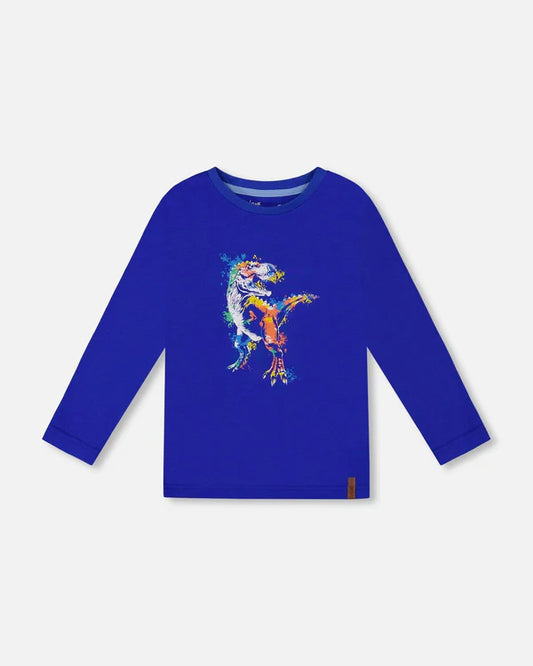 Deux Par Deux - Long Sleeve Tshirt - Blue