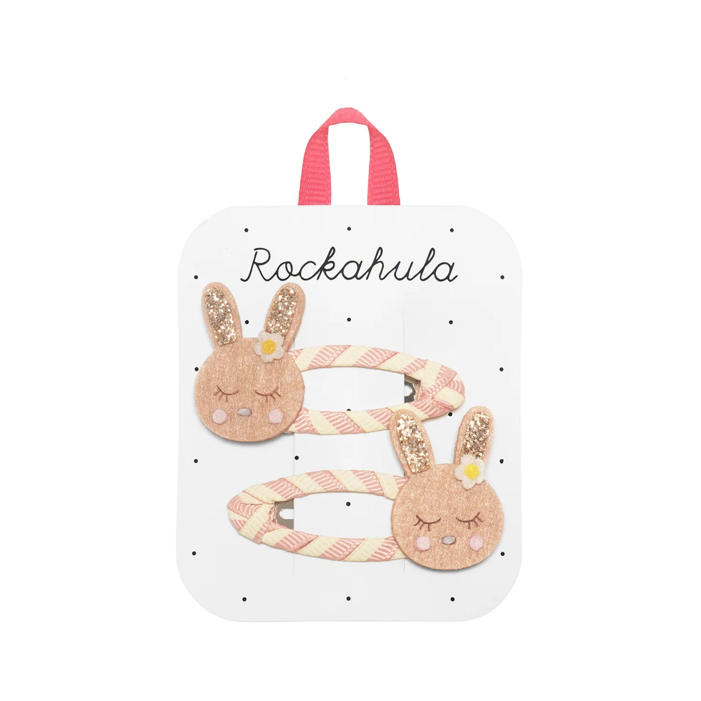 Rockahula - Tiny Blossom - Stripy Bunny Clips