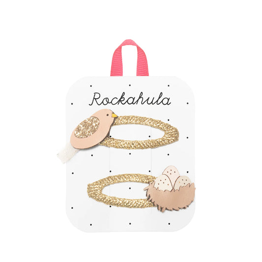 Rockahula - Tiny Blossom - Bird and Nest Clips