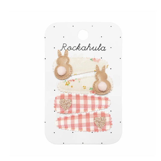 Rockahula - Tiny Blossom - Bunny Fabric Clip Set