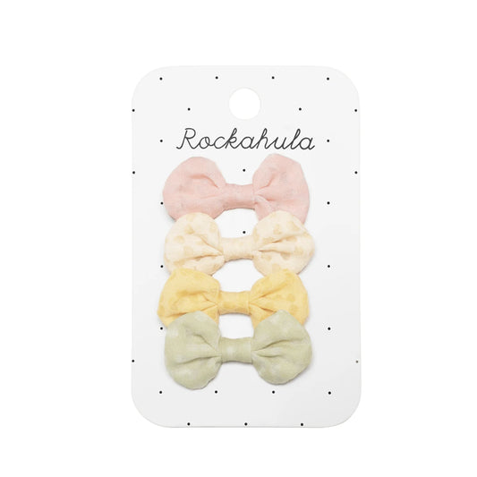 Rockahula - Tiny Blossom - Little Daisy Pastel Bow Clip Set