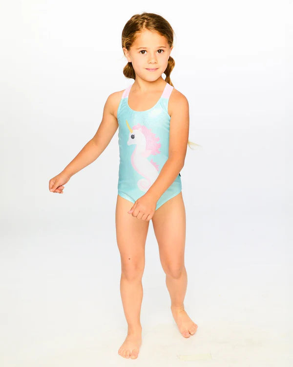 Deux par Deux - One-Piece Swimsuit Aqua