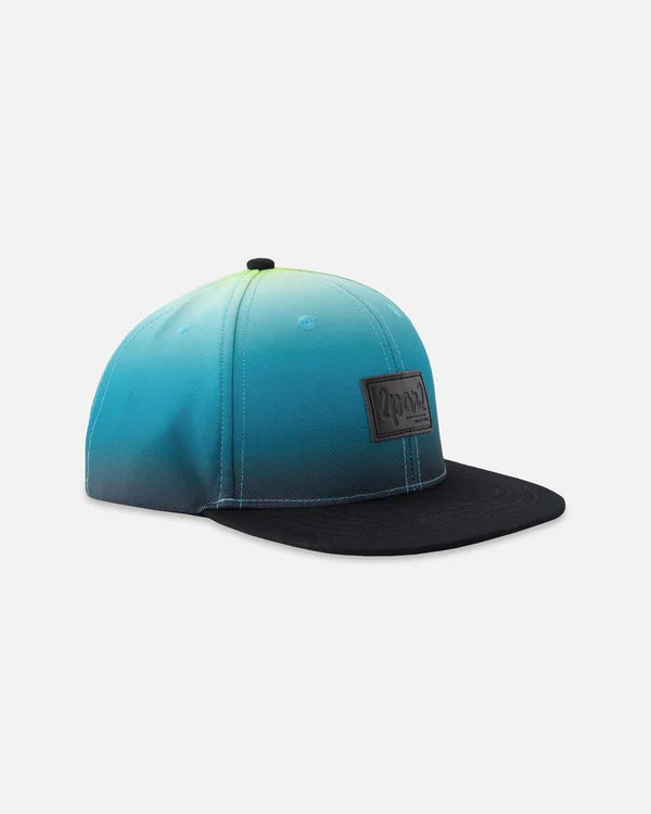 Deux par Deux - Cap - Lime To Black Gradient