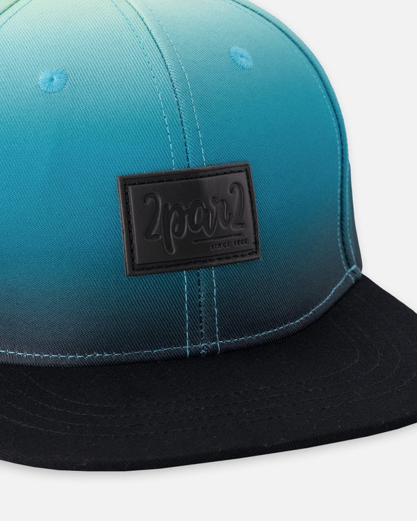Deux par Deux - Cap - Lime To Black Gradient