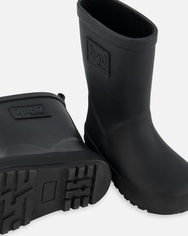 Deux par Deux - Rain Boots - Black