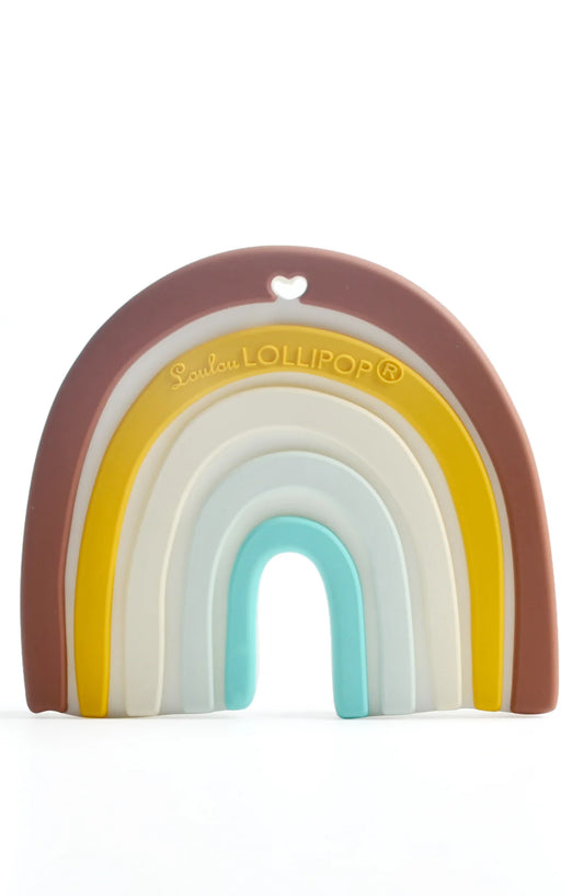 Loulou Lollipop - Silicone Teether - Rainbow