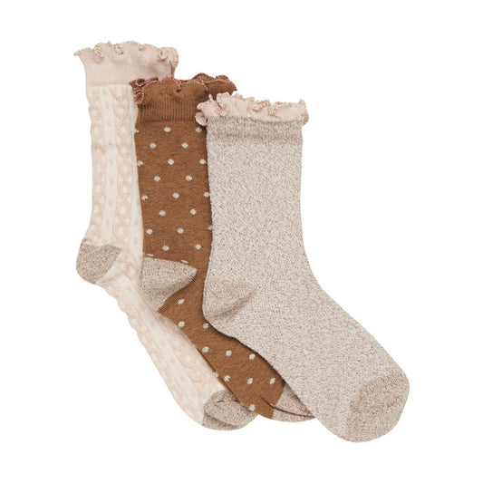 Creamie - Socks 3-Pack - Rose Smoke