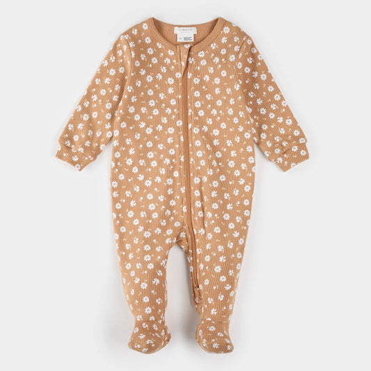 Petit Lem - Organic Cotton Sleeper - Rosy Mango