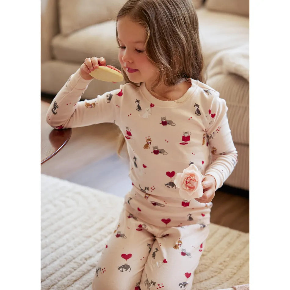 Petit Lem - Cotton Pajamas - Meowentine