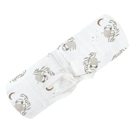 Perlimpinpin - Cotton Muslin Swaddle - Sloths