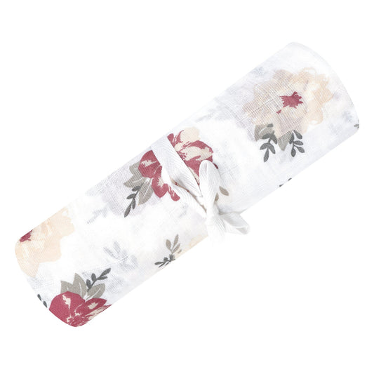 Perlimpinpin - Cotton Muslin Swaddle - Roses