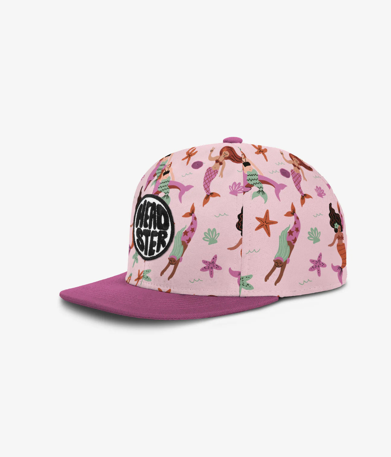 Headster - Mermaid Dreamland Snapback - Rosy cheeks