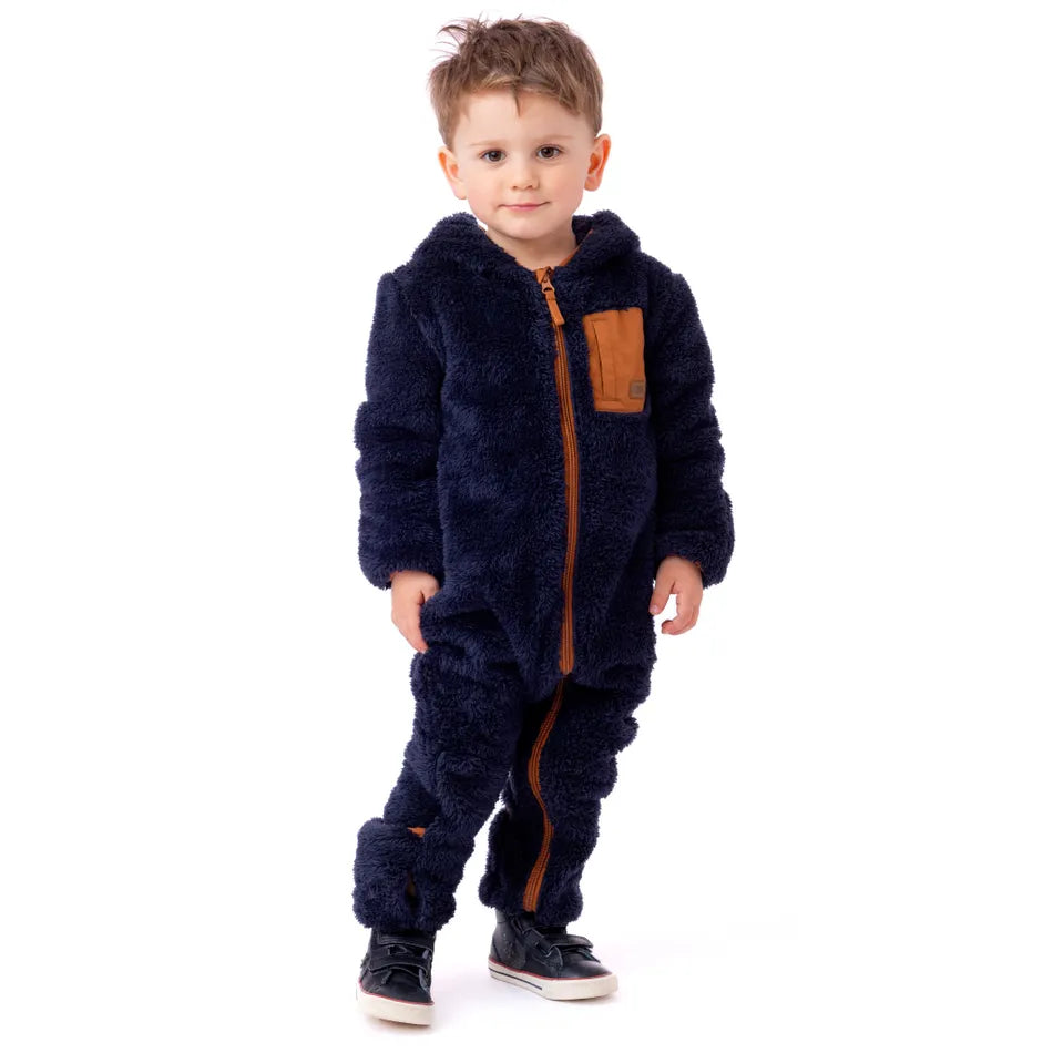 Nano - Navy Sherpa One Piece/Une Pièce Sherpa Marine