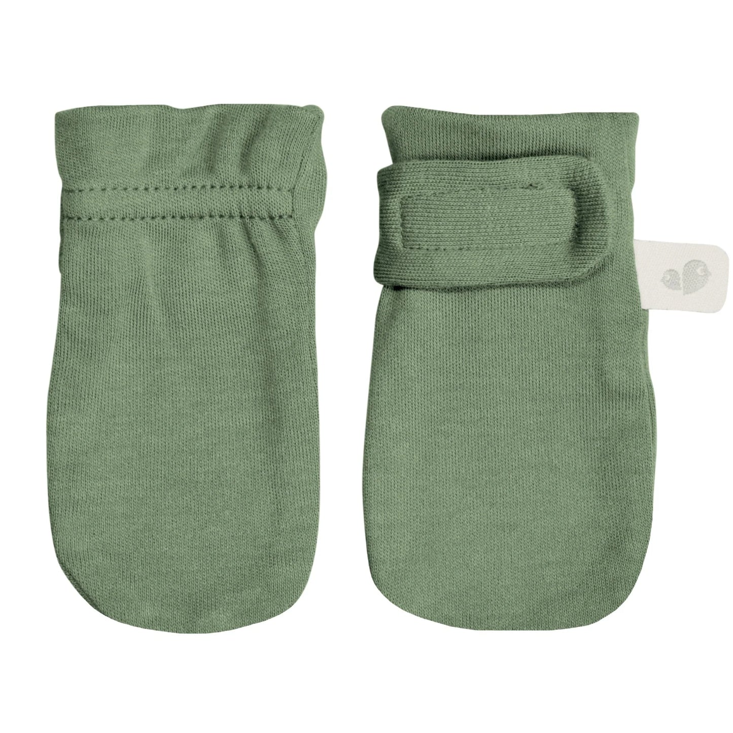 Newborn Bamboo Scratch Mittens - Hunter Green