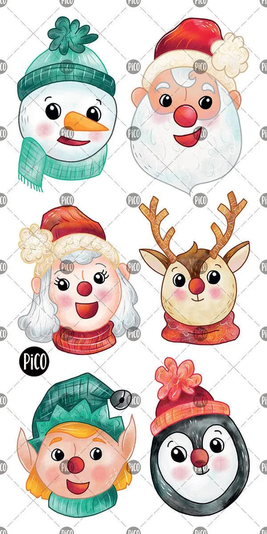 Pico - Temporary Tattoos  - Christmas at the North Pole