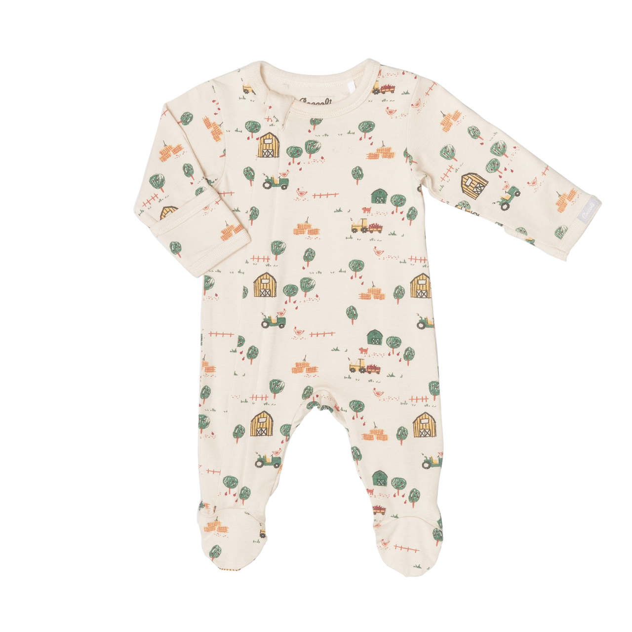 Coccoli - Infant Boy/girl/neutral Cotton-modal Zipper Footie