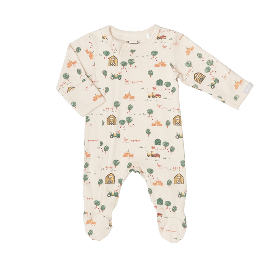 Coccoli - Infant Boy/girl/neutral Cotton-modal Zipper Footie