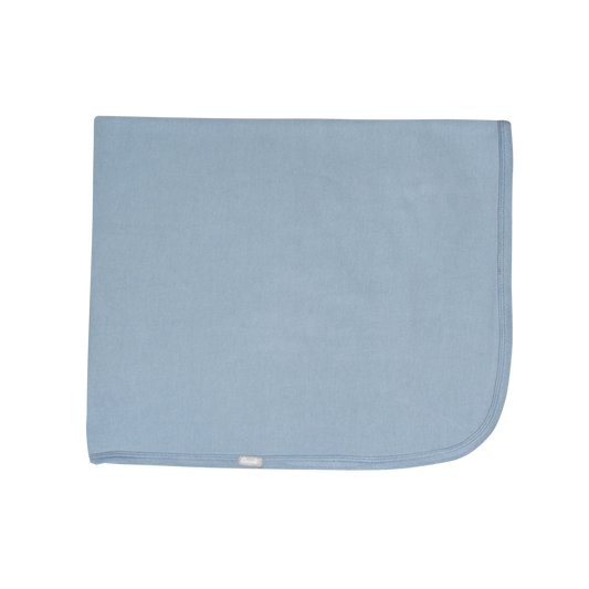 Coccoli - Bamboo Swaddle Blanket - Steel Blue