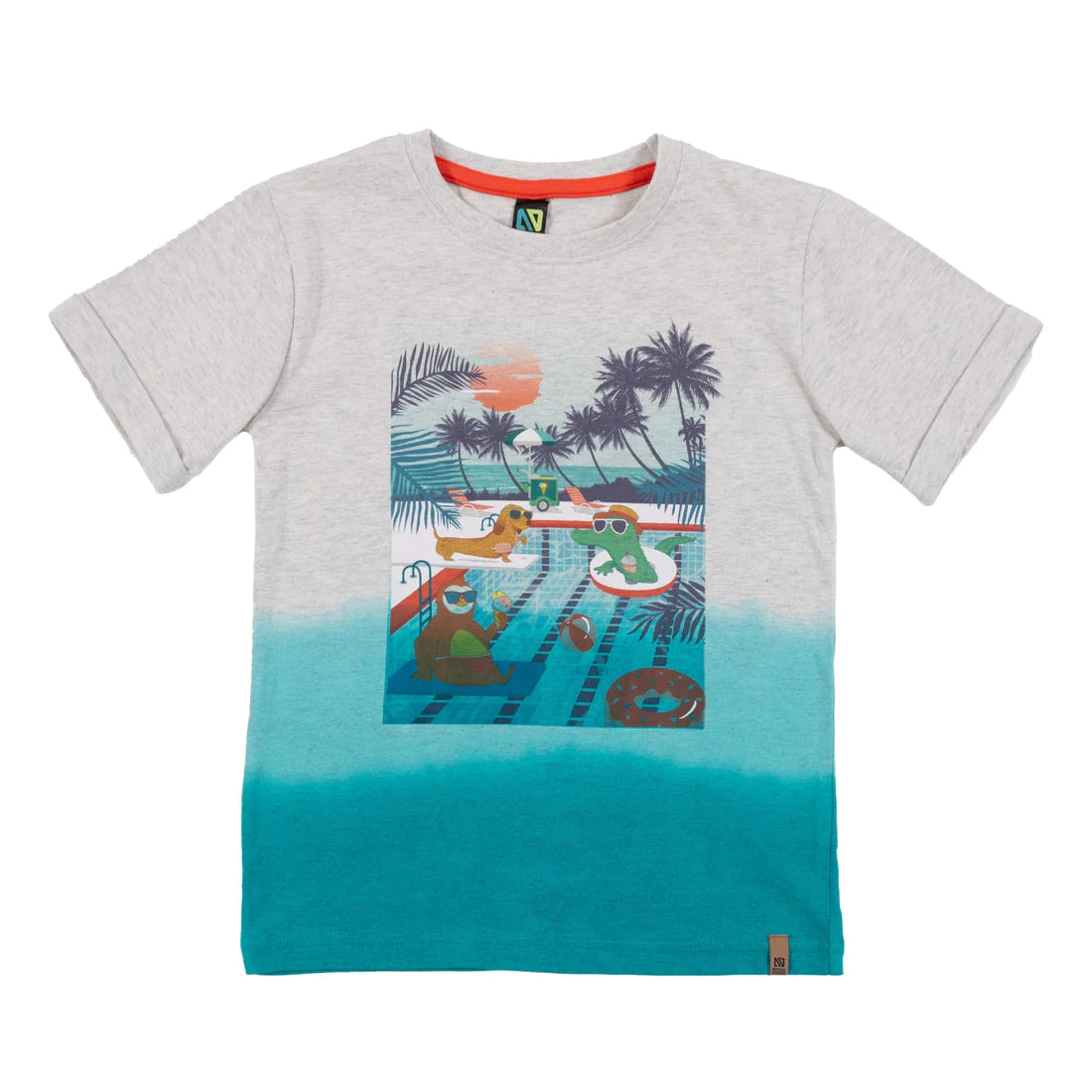 NAN0 - Pool T-Shirt/NANO - T-shirt Garçons Ivoire Chiné