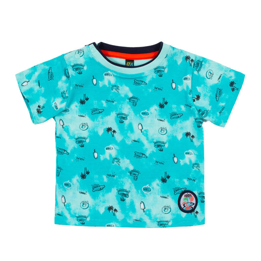 NANO - Summer - Printed T-Shirt - Turquoise