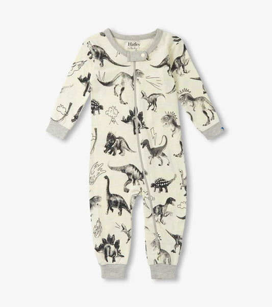 Hatley - Cotton Sleeper - Dino Extinction