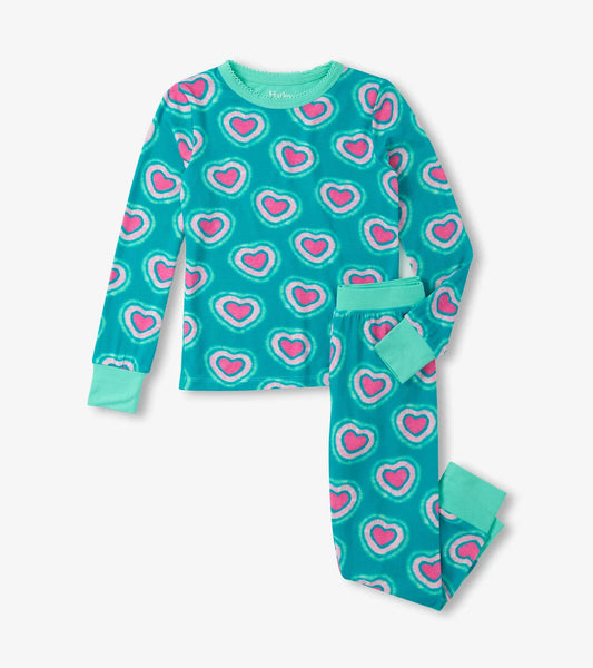 Hatley - Bamboo Pajamas - Glowing Hearts