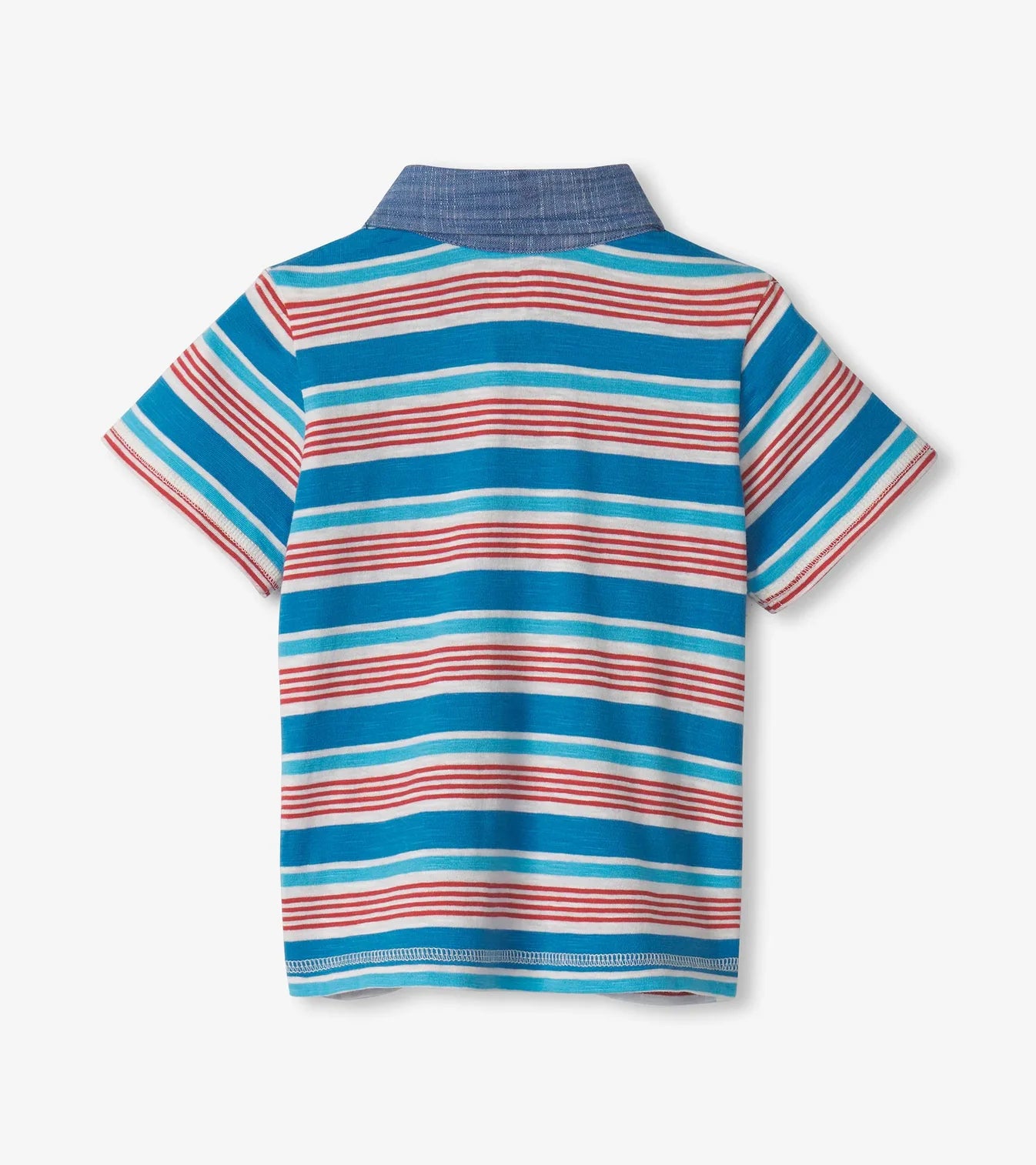 Hatley - Polo Tee - Mediterranean Stripes