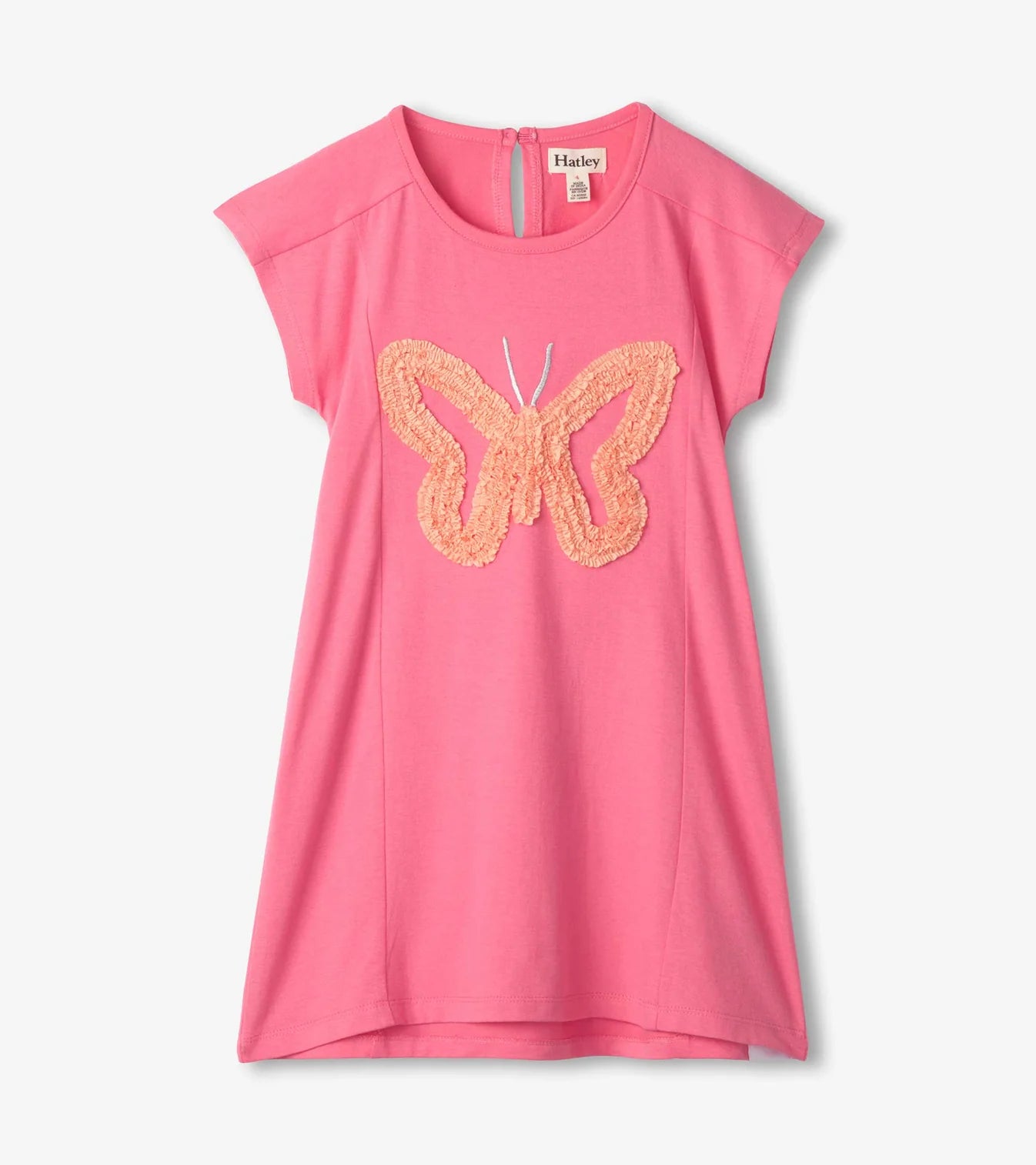 Hatley - A-line Panel Dress - Pink Butterfly