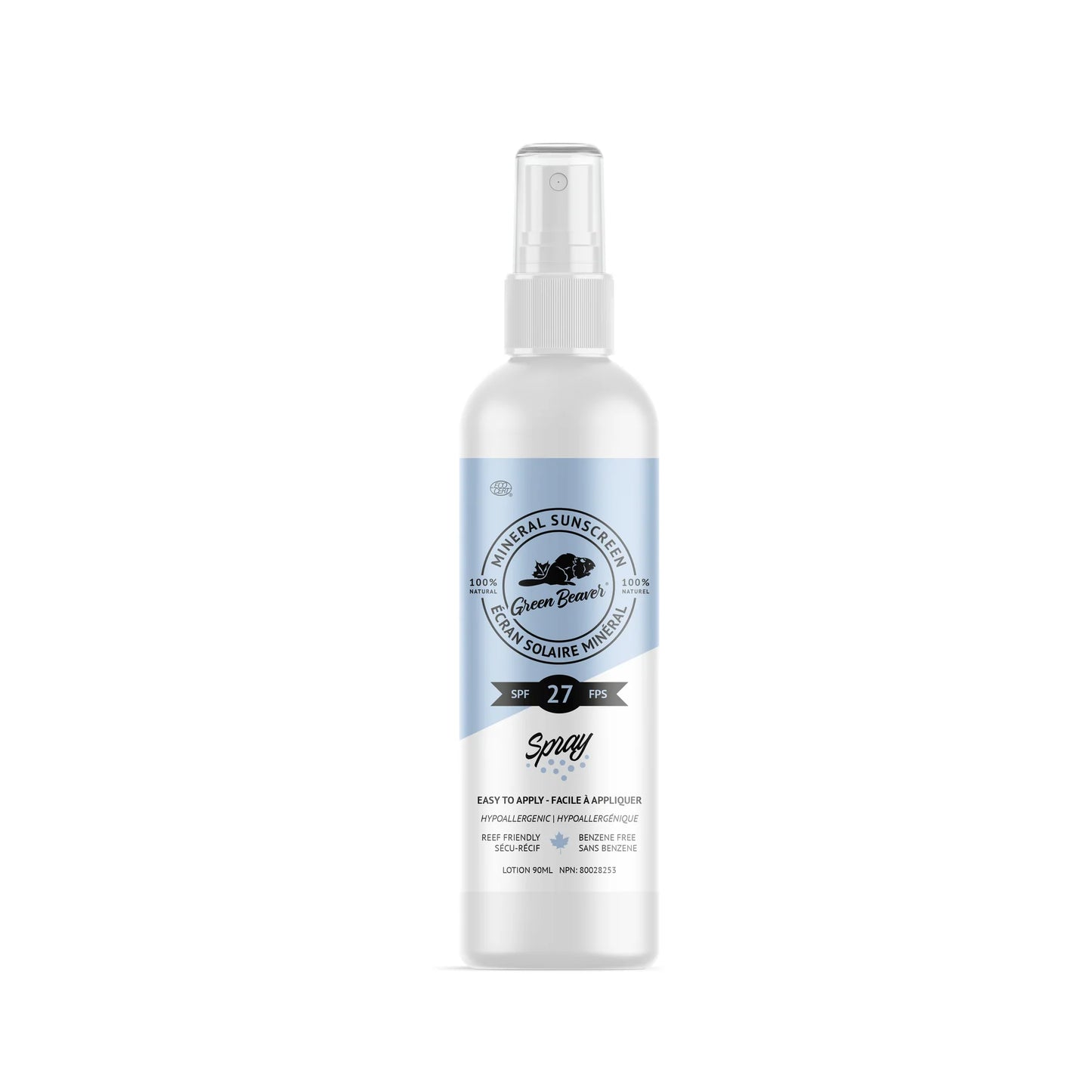 Green Beaver - Mineral Sunscreen SPF 27 Spray