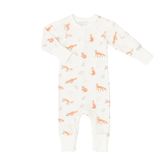 Coccoli - Bamboo/Cotton Unionsuit - Foxes