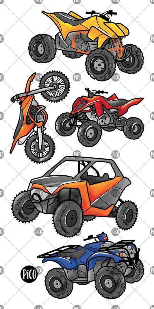 Pico - Temporary Tattoos  - All terrain vehicules
