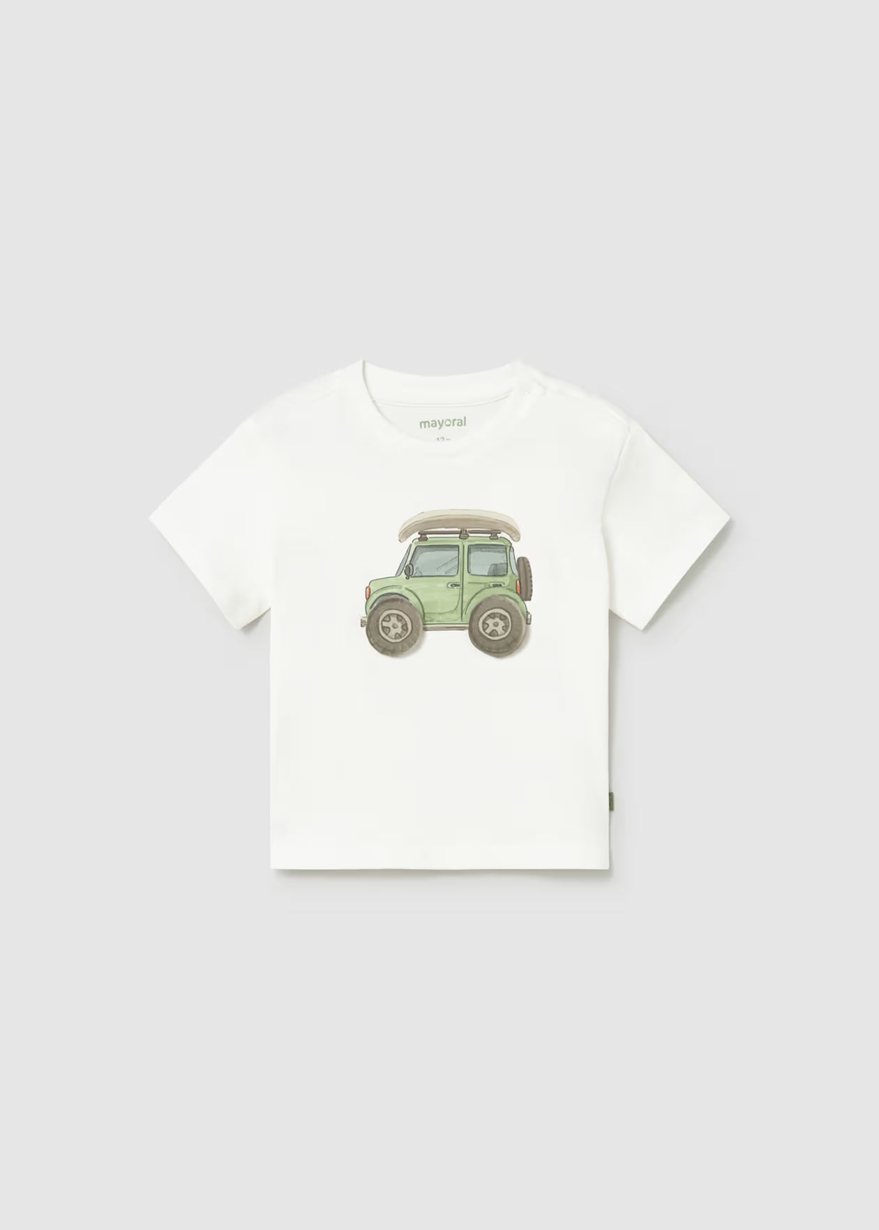 Mayoral - Applique Tshirt - Cream