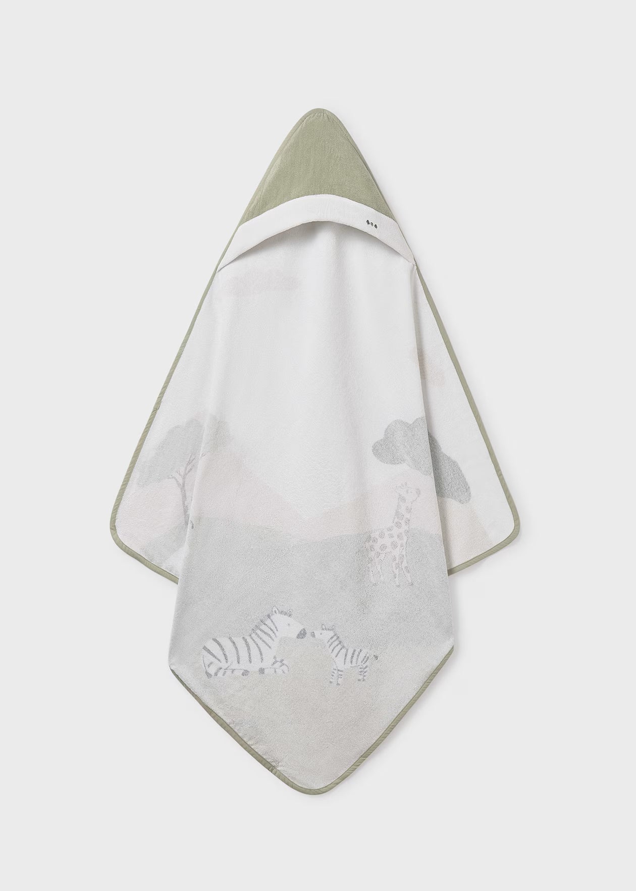 Mayoral - Hooded Towel - Sage
