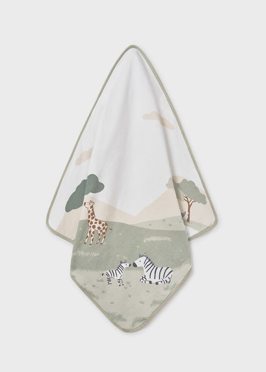 Mayoral - Hooded Towel - Sage