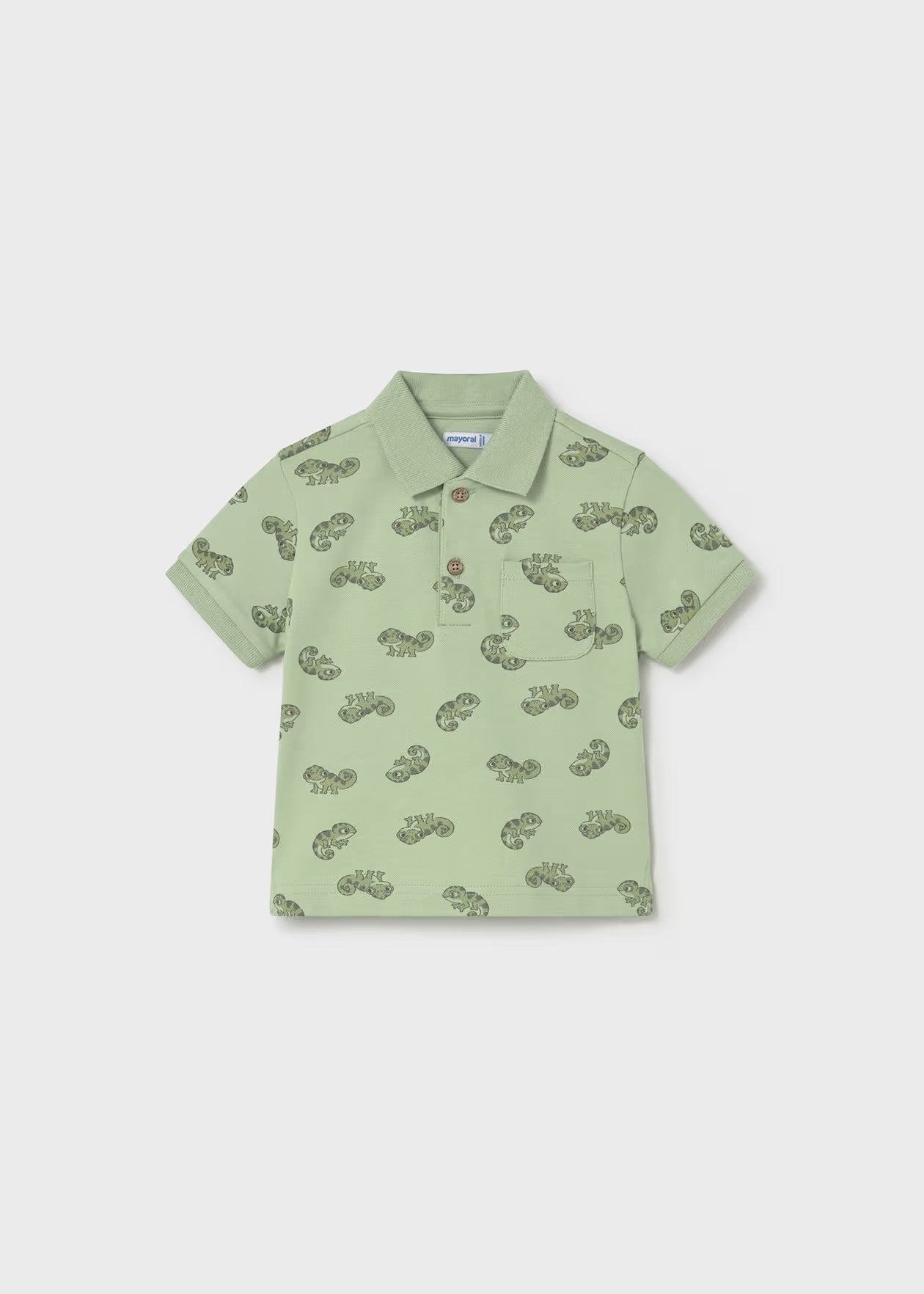 Mayoral - Printed Polo Shirt - Matcha
