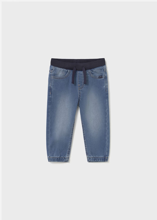 Mayoral - Soft Denim Jogger Pant - Medium