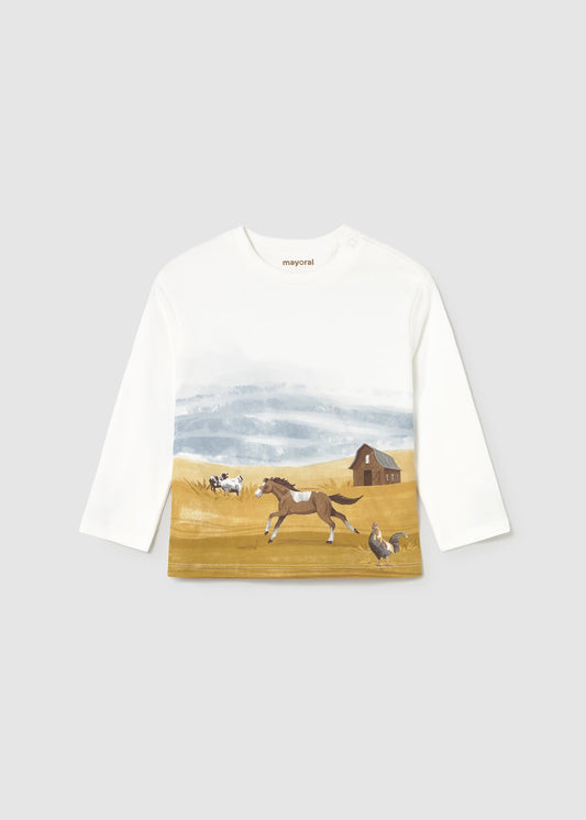 Mayoral - Long Sleeve T-shirt - Farm