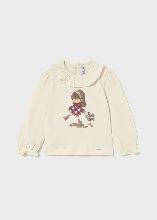 Mayoral - Long Sleeve Tshirt - Macchiato