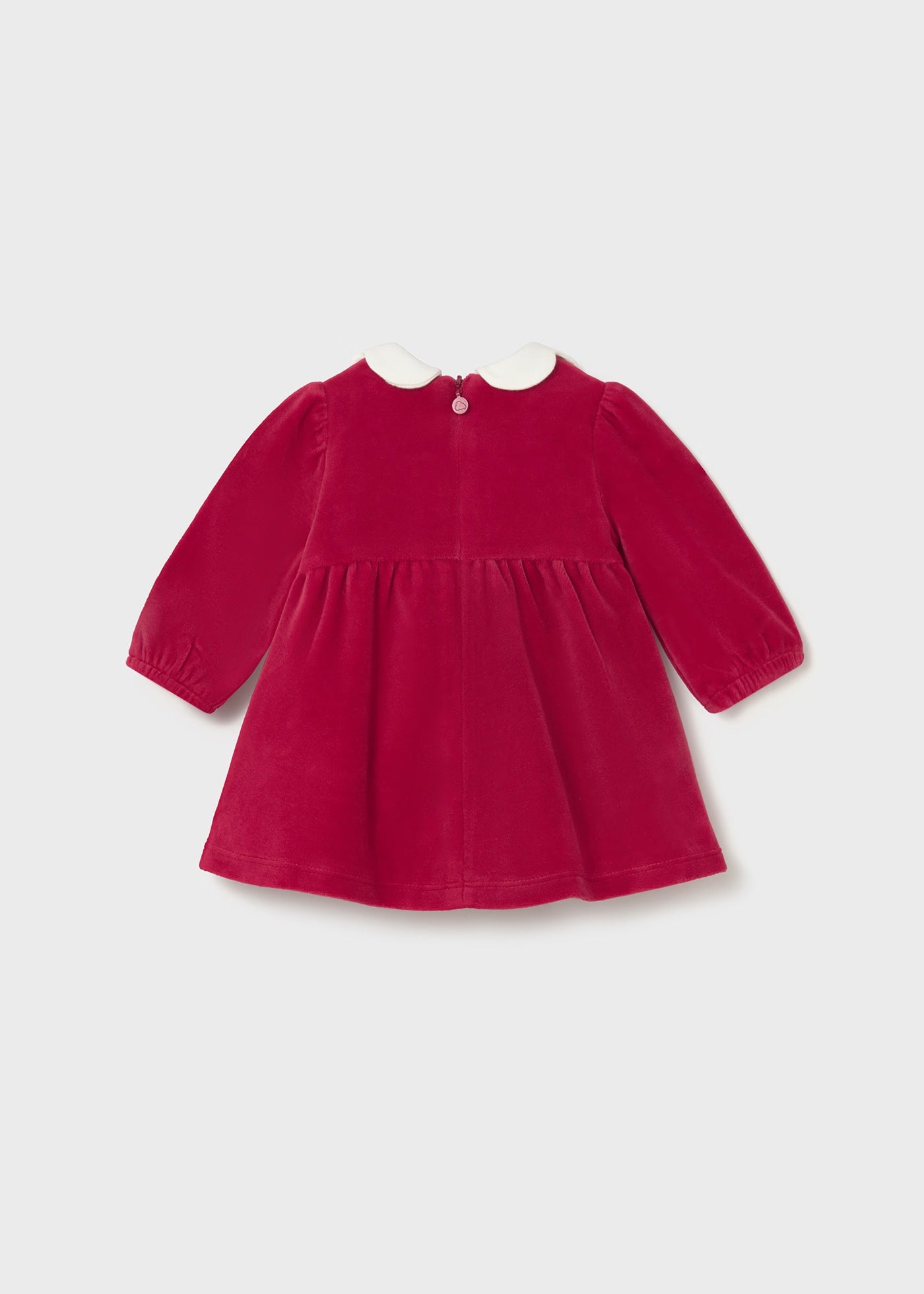 Mayoral - Velour Dress - Cherry